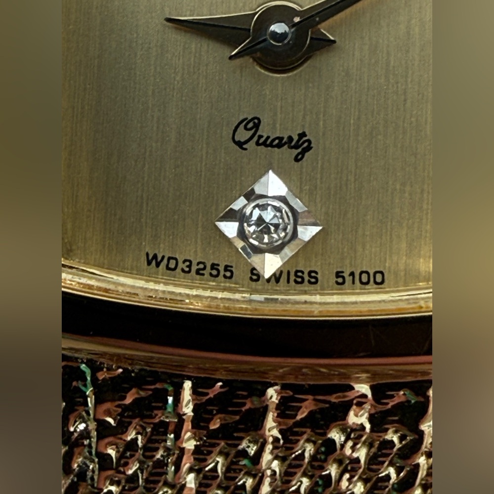 Wittnauer Longines Diamond Rare Vintage Ladies Watch Gold Bracelet Case Dial - Picture 9 of 16